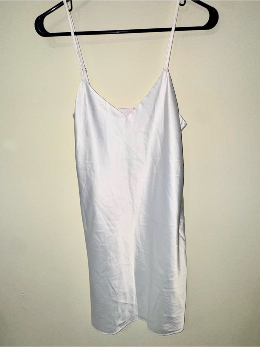 Le Rose Stories Bridal Silky White Slip Chemise